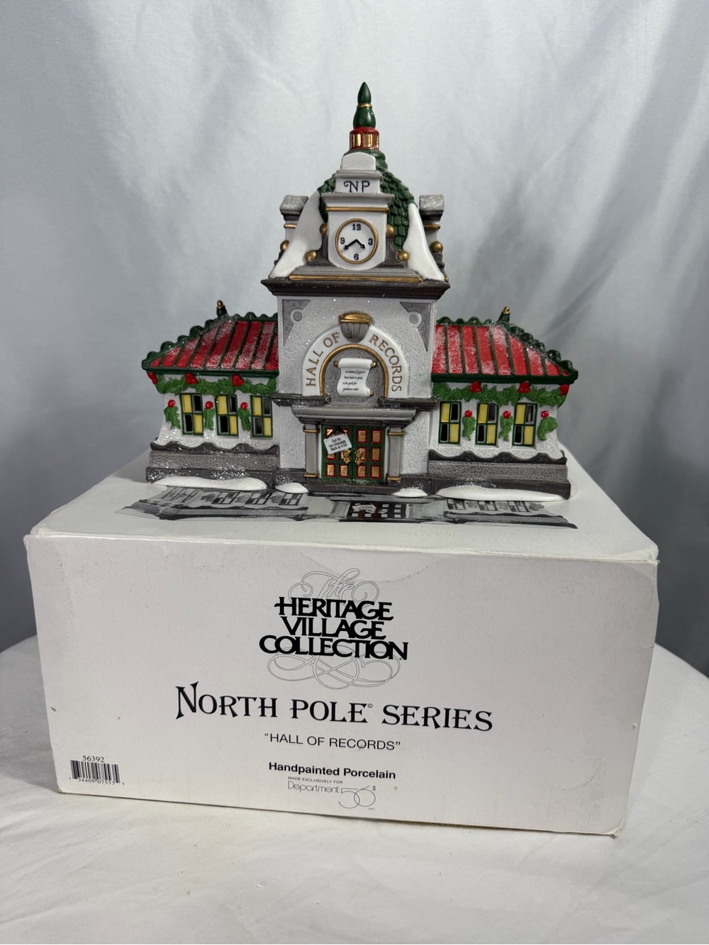 Department 56 North Pole Series Hall Of Records
1996 Christmas Village